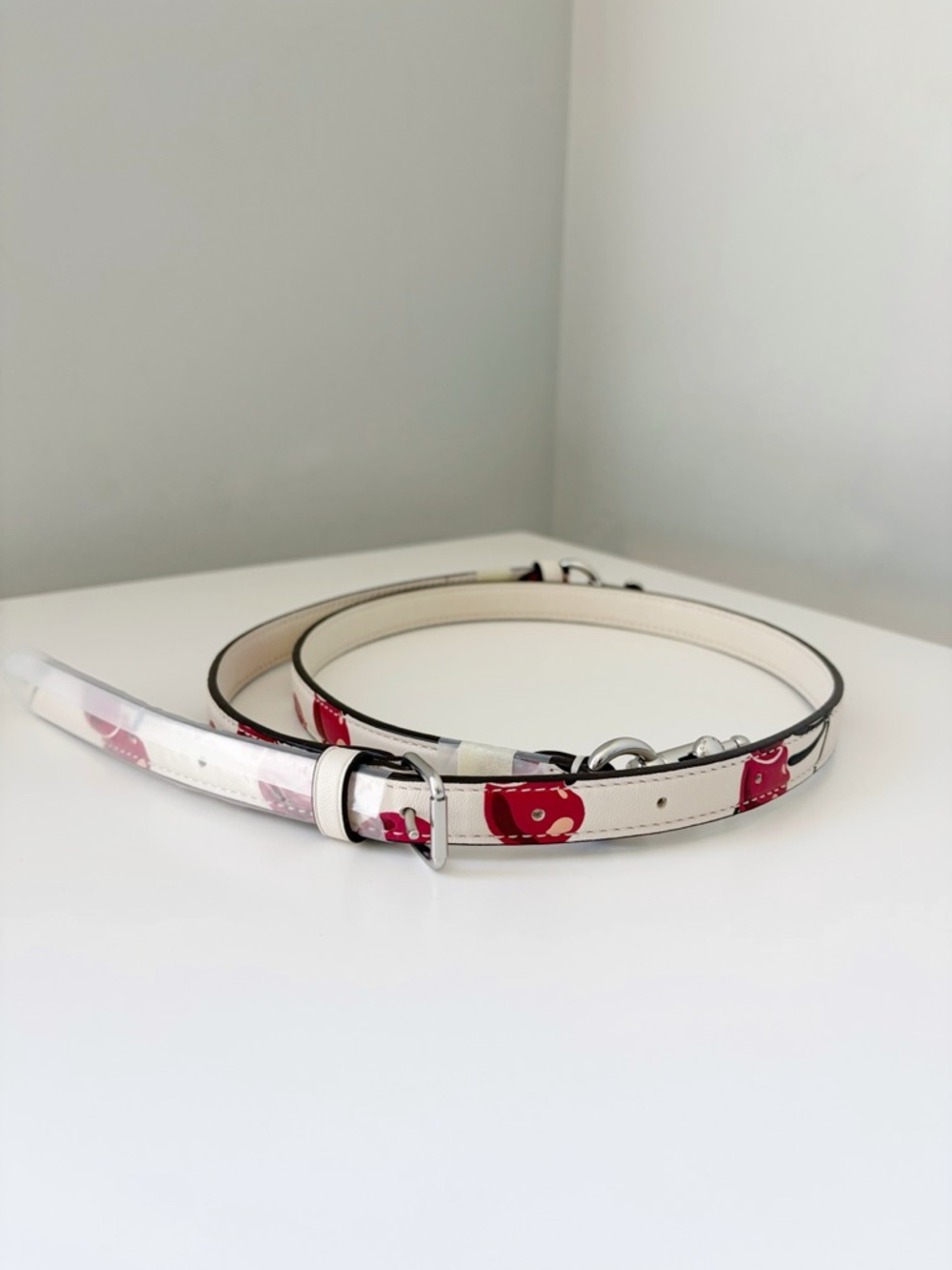 Coach Cherry Crossbody Bag Strap With Cherry Charm - Picture 2 of 8